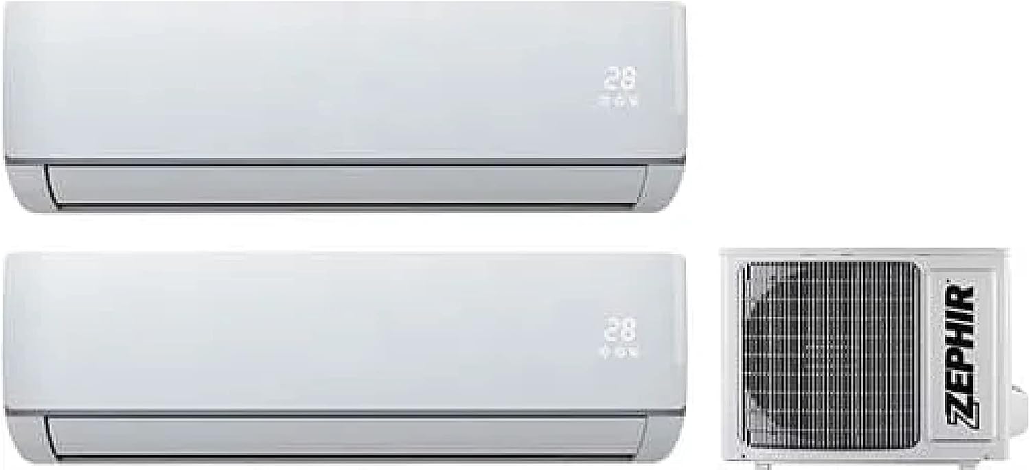 Climatizzatore split Zephir ZRD9000 ZRD12000, Climatizzatore dual 9000 + 12000 BTU Classe A++/A+ ZRD9000 / ZRD12000 Dual Multi Smart