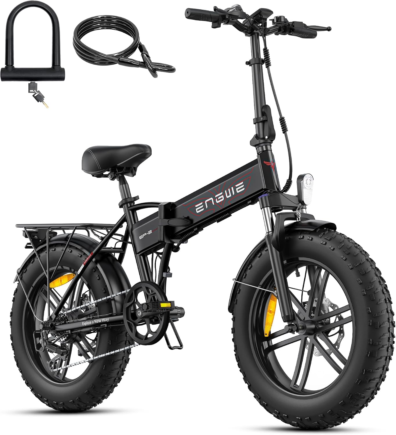 Fat bike elettriche ENGWE EP-2, BOOST Bicicletta Elettrica Pieghevole