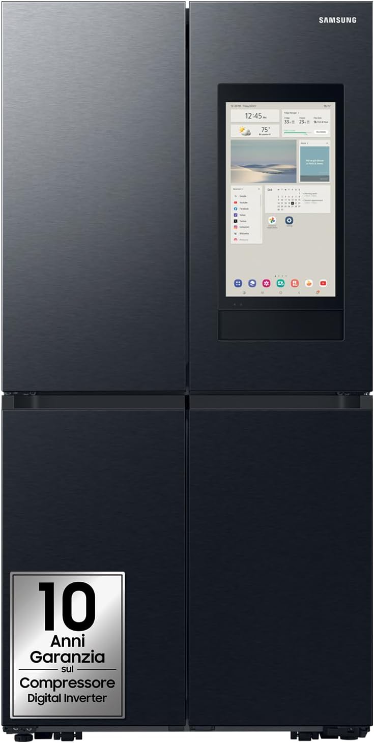 Samsung RF65DG9H0EB1 frigorifero per bevande, Con AI Vision Inside, Wifi+AI Energy Mode, Beverage Center, Metal Back, LxAxP: 91,2 x 183 x 72,3 cm