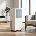 Condizionatore portatile DAEFAG, Portatile 12000 BTU, raffredda 28 m2, 3-in-1 Ventilatore e deumidificatore, Telecomando, Timer 24 Ore, 14000 BTU