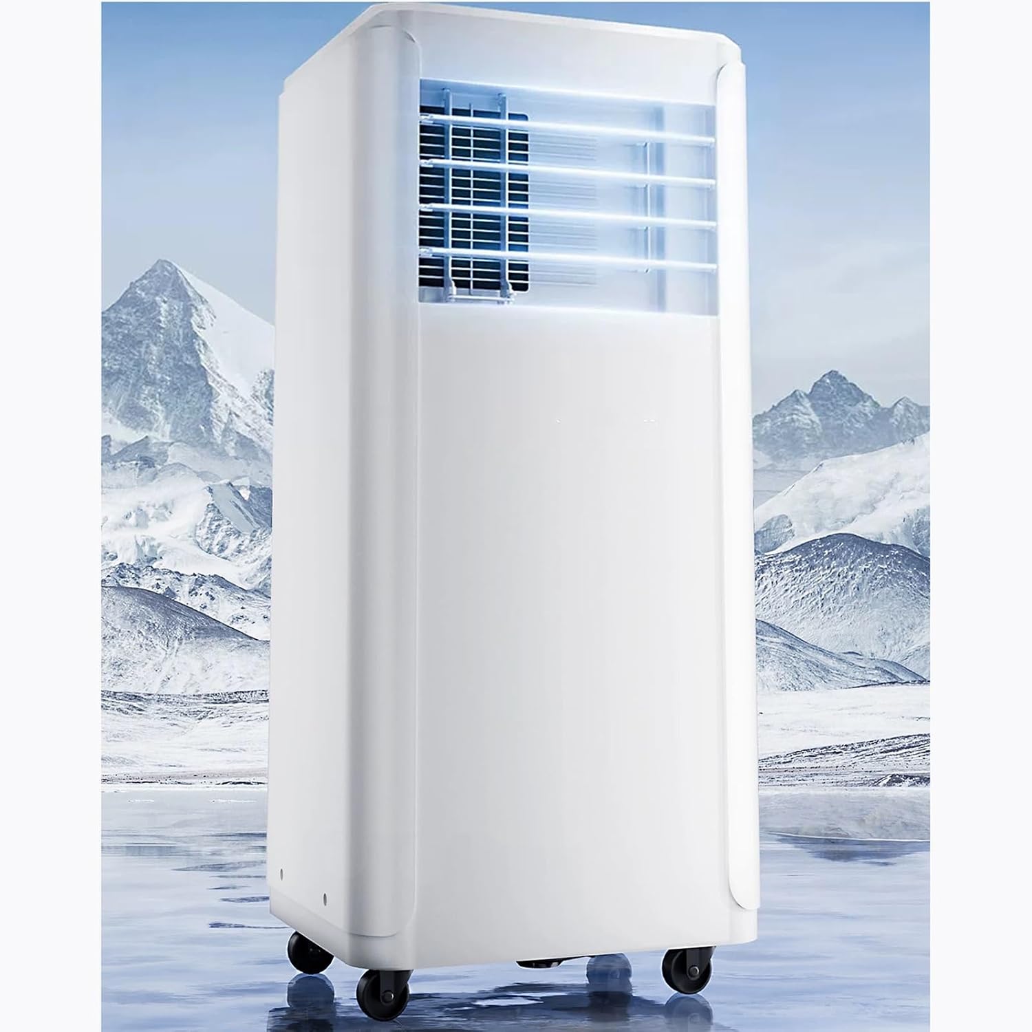 Condizionatore portatile SHYFXHONG, Portatile Da 10000 BTU, 3 Modalità In 1 Raffreddamento, Deumidificazione E Ventilazione, Ruote Girevoli