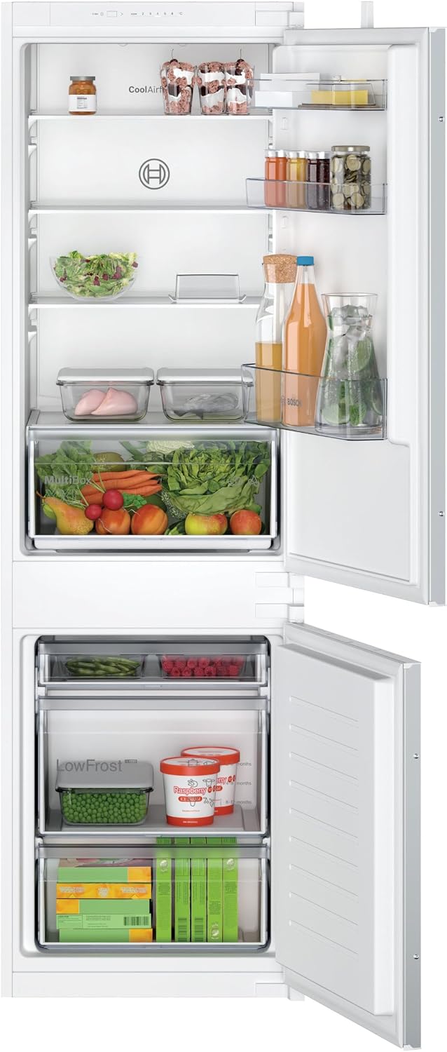 Bosch KIV865SE0 frigorifero combinato, DIMENSIONI: 177,2 x 54,1 x 54,8 cm, 4 ripiani