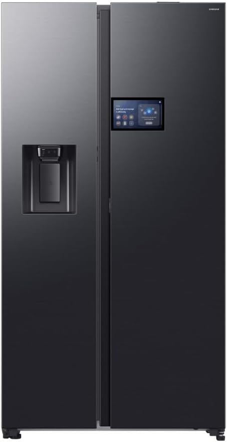 Samsung RS90F64EDF frigorifero combinato, con Dispenser Acqua/Ghiaccio, Wifi con AI Energy Mode, AI Home Display, SpaceMax, LxAxP: 91,2 x 178,4 x