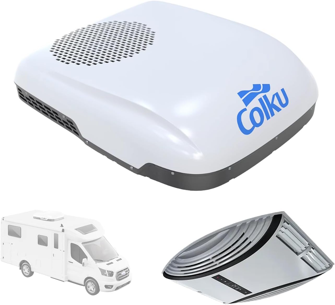 Climatizzatore ACCA 3, 240 V Inverter per Caldo e Freddo Climatizzatore Silenzioso con Unità Esterna e Interna per Camion SUV Caravan