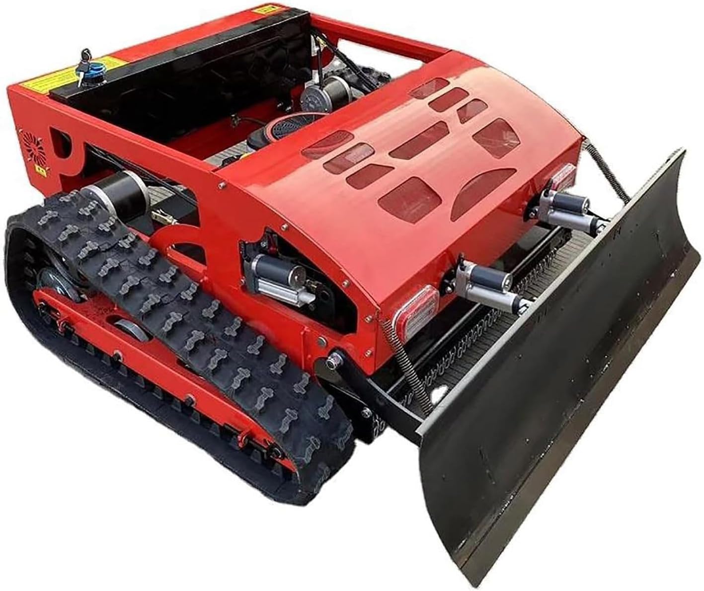 Robot tagliaerba Generic, Rasaerba Ibrido a Gas-Elettrico telecomandato, rasaerba robotizzato con Pala da Neve, Motore da 7,5 CV, Salite Fino