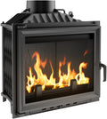 Stufe KRATKI, ANTEK Camino a legna in ghisa 10 kW Ø 150, stufa a legna Classe energetica, ECODESIGN, Efficienza termica 76%, Gamma di potenza