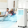 Condizionatore portatile GEJLELDS, portatile 14000 BTU 3 in 1: climatizzatore, deumidificatore, raffreddamento con 2 velocità, display digitale