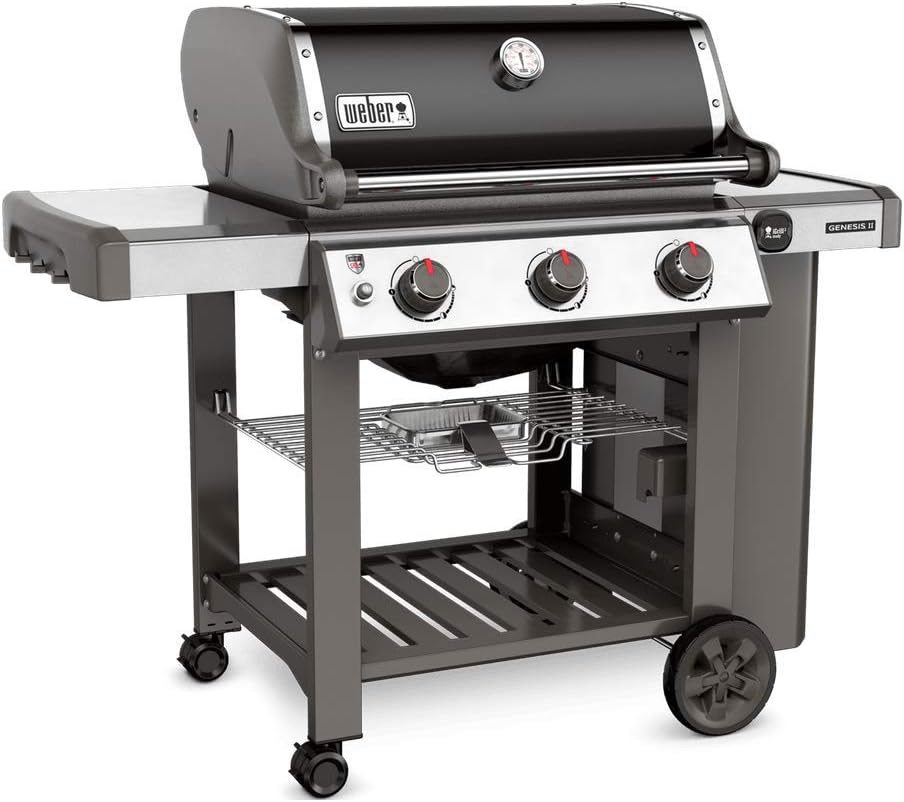 Barbecue a gas Weber E310, Dimensioni: 137x74x114 cm, Genesis II Nero Barbecue A Gas