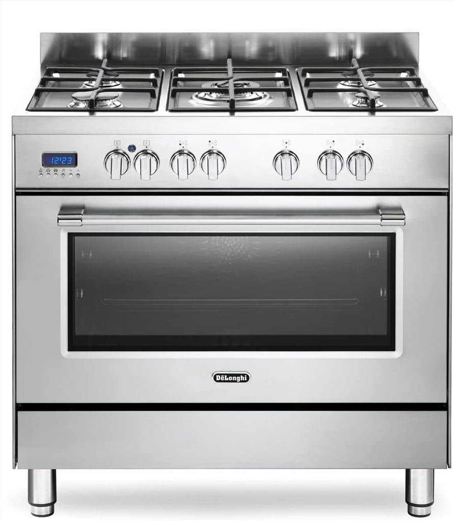De'Longhi PRO 96 cucina a libera installazione, con forno elettrico, N° 5 Fuochi, 90x60 cm