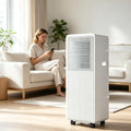 Condizionatore portatile GEJLELDS, unità AC da 14000 BTU, raffredda Fino a 40 m2, Silenzioso con deumidificatore, Telecomando, Timer 24 Ore