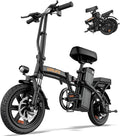 Bicicletta elettrica URLIFE, 14' Bicicletta Elettrica Pieghevole con 3 Modalità di Guida, Batteria Rimovibile 48 V 7.5 Ah Autonomia di 60 km