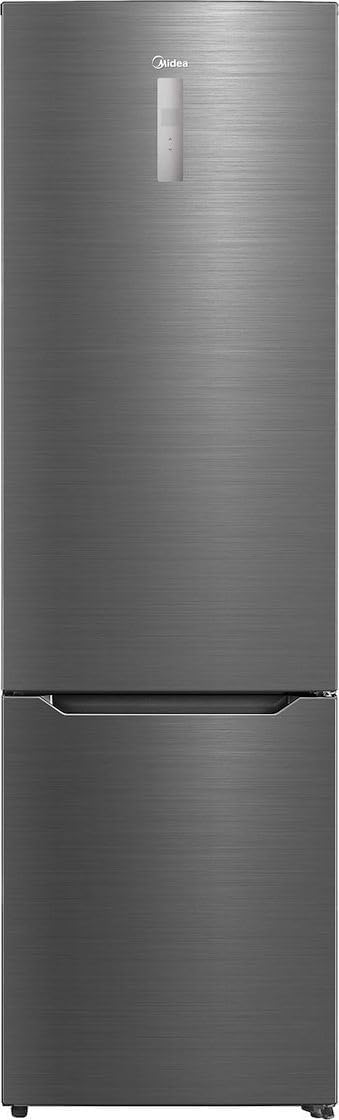 Frigorifero combinato Midea MDRB489FGD46O, Frigorifero No Frost Combinato 330 L Inox Classe Energetica D