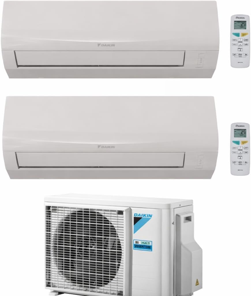 Daikin climatizzatore split, Climatizzatore Condizionatore Dual Split 9000+12000 BTU 5 kW Inverter R32 A++ Wi-Fi integrato, nuovo modello 2026