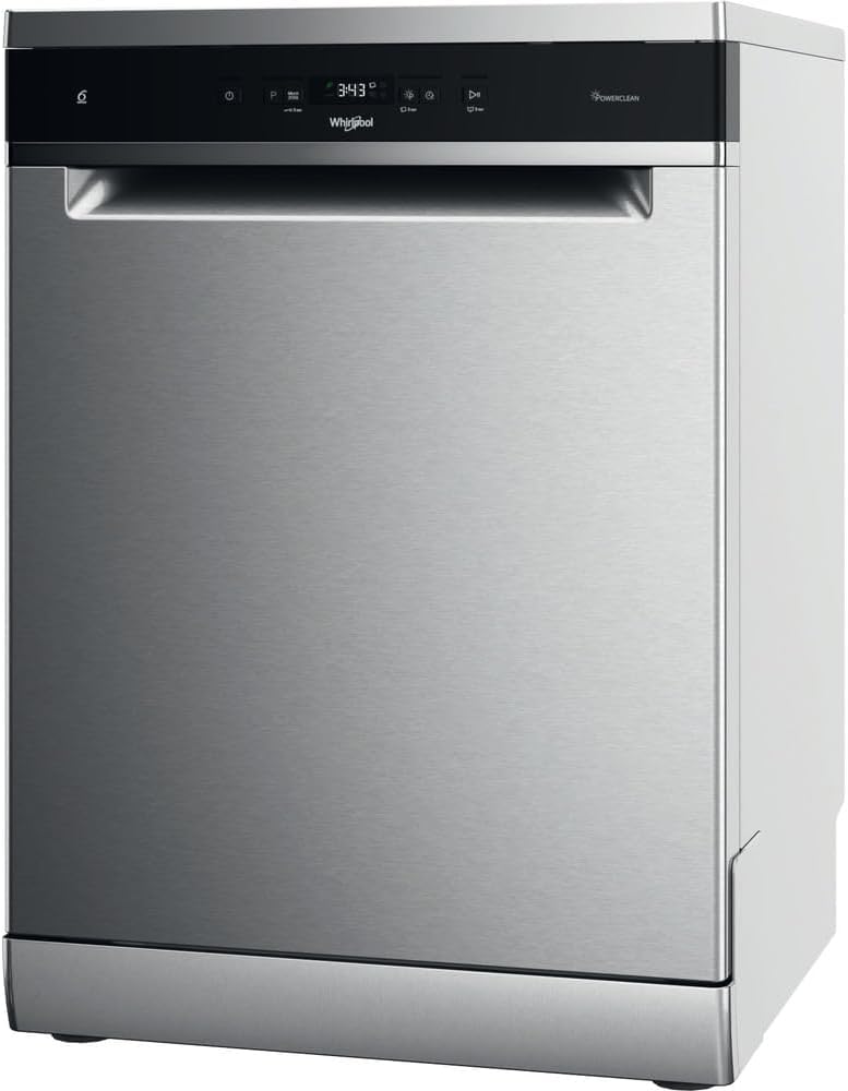 Whirlpool lavastoviglie, 14 coperti, terzo cesto flessibile, 6° senso, PowerCleanPro