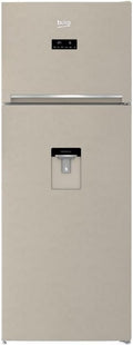 Frigorifero combinato Beko RDNE455E40DBN, 185 cm Colore Beige Classe Energetica F