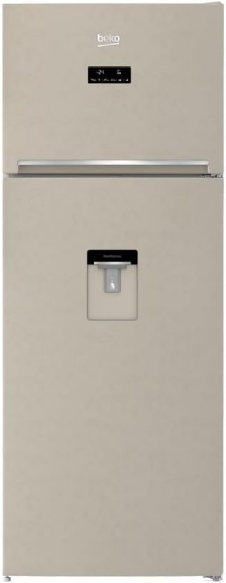 Frigorifero combinato Beko RDNE455E40DBN, 185 cm Colore Beige Classe Energetica F