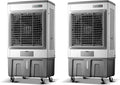 Raffrescatore evaporativo Yajuer, Condizionatore D'aria Industriale, Raffreddatore A Palude con Serbatoio D'acqua Da 26,4 Galloni, Oscillazione