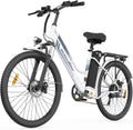 Bicicletta elettrica ZAZAWORK, Elettrica Uomo Donna 26 Pollici, E-Bike City con Motore 250 W e Batteria 36 V 20 Ah, Autonomia 120km, Cambio 7