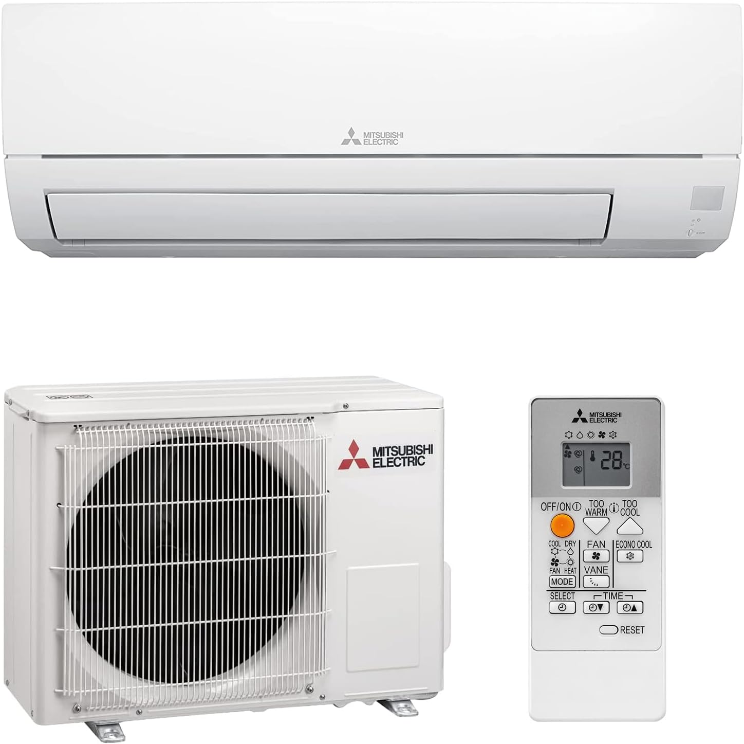 Climatizzatore split Mitsubishi MUZ-HR50VF MSZ-HR50VF-E1, 18000 BTU Classe A++/A+ +, funzione Deumidificatore