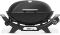 Barbecue a gas Weber Q2100N, superficie della griglia 53 x 38 cm, Barbecue portatile, 1 bruciatore, coperchio alto, griglia a 2 sezioni in ghisa