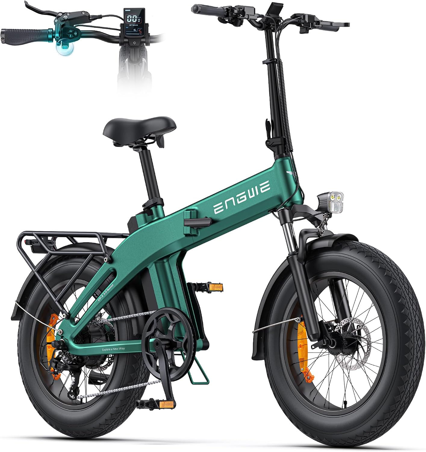 Bicicletta elettrica ENGWE EP-2, Elettrica Pieghevole, Batteria Da 48 V 13,5 Ah