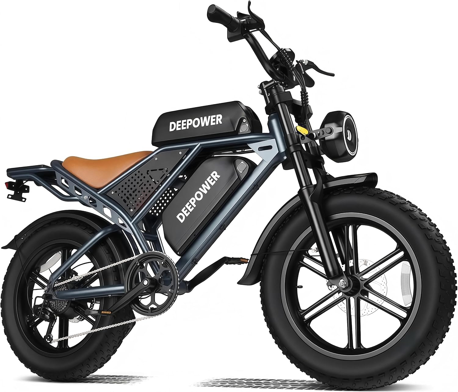 Mountain bike DEEPOWER 110-250KM 25KM, Bici Elettrica, Batteria Rimovibile 48 V 20 Ah/35 Ah/60 Ah, Velocità Massima 25KM/H, MTB Elettrica