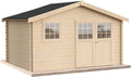 Casetta da giardino lecasettedilegno, da giardino in legno per esterno 20 mq 400x500 pareti spessore 35 mm MADE IN ITALY mod. RAVEL casetta