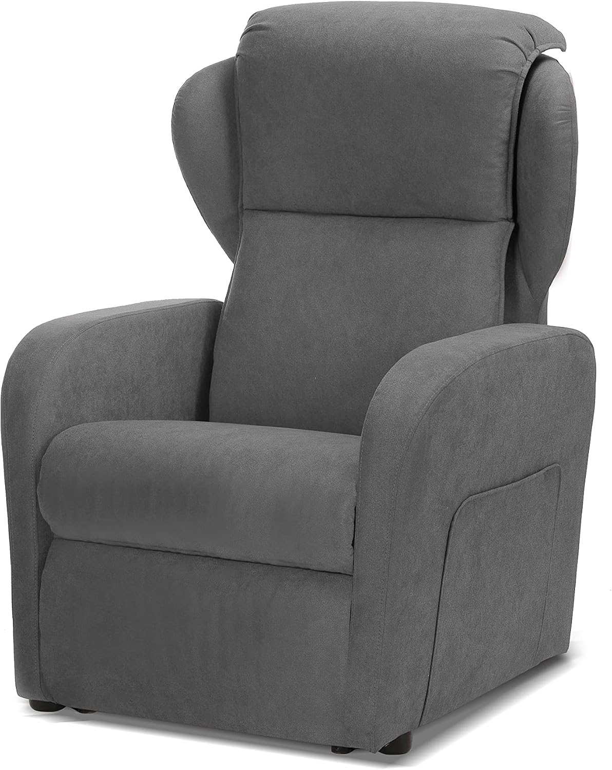Poltrona relax Fisiomatic Relax System, Poltrona elettrica reclinabile, 2 motori indipendenti, Poltrona Anziani Made in Italy, Passaggio porte