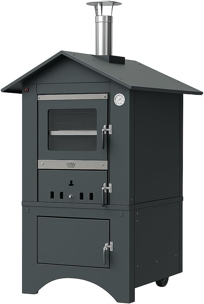 Forni per pizza Salone Negozio Online, a Legna per Pizza da esterno 45x80 cm Smart