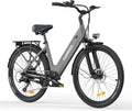 Bicicletta elettrica HillMiles IP65, Elettrica Per Adulti Da 26', 7 Velocità Bicicletta Elettrica da 36 V 13 Ah Batteria Rimovibile, 25km/h &