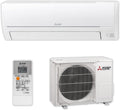 Climatizzatore split Mitsubishi MSZ-HR25VF, 1 Unità Interna + 1 Unità Esterna, Caldo e Freddo, Telecomando Incluso, 9.000 BTU