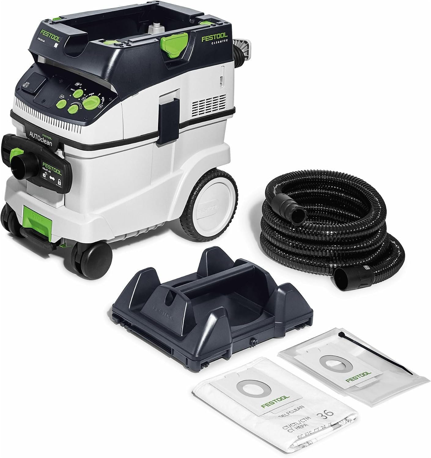 Depolveratori e purificatori d'aria Festool CTM 36 E, Unità mobile d'aspirazione CLEANTEC AC-PLANEX
