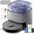 Robot aspirapolvere Lefant, con Base Autovaciato, 20000 Pa, 210 mins, Navigazione Laser dToF, Mop Rotanti Elevabili, Evasione Ostacoli PSD
