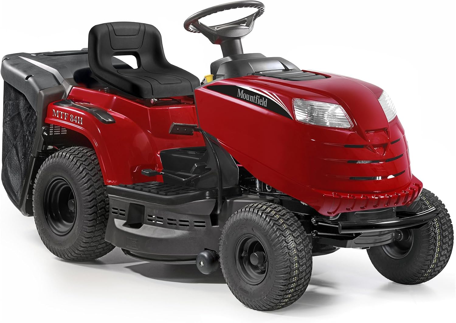 Trattorino tagliaerba Mountfield 84H, 3.520 cc, Sacco 200 l, Regolazione Manuale 7 Posizioni, Trasmissione Idrostatica, Giardini fino a 3.000 m2