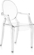 Sedia Kartell, Louis Ghost, Set da 2 Sedie, Cristallo, Impilabile, Policarbonato, Dimensioni: 54 x 93 x 55 cm