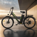 Bici da città ZAZAWORK, Elettrica uomo donna 26 pollici, 36 V 15 Ah Batteria Rimovibile 250 W Motore, Autonomia fino a 100 km, City Bicicletta