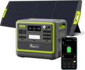 Generatore FOSSiBOT F2400, centrale elettrica portatile, 2048Wh batteria LFP generatore di corrente solare, power station, uscita fino a 2400 W