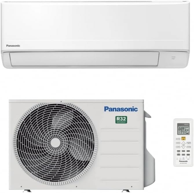 Panasonic CU-BZ25CKE CS-BZ25CKE climatizzatore split, Linea Bz, Mono-split 9000 BTU, Super Compatto, Risparmio Energetico, Predisposto per Wifi