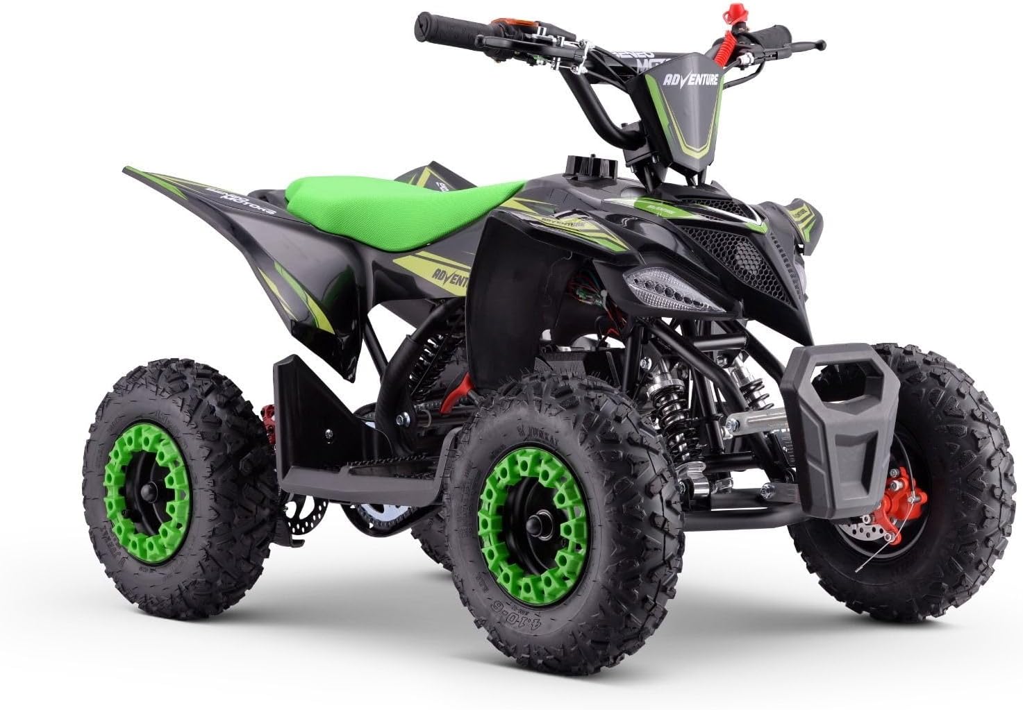 Veicoli elettrici Indalchess 49CC RATTE-R6-BN, MINIQUAD Benzina per bambini, bambini dai 4 ai 10 anni