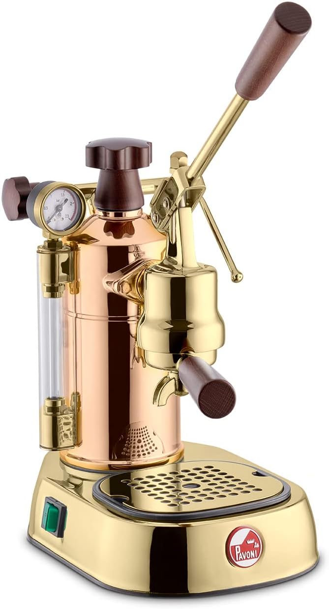 Macchine da caffè americano La Pavoni, Macchina da Caffè Professional Rame Gold