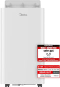 Condizionatore portatile Midea, Silent Cool 26 Pro WF, 9000 BTU 2,6 kW, raffreddamento, ventilazione, deumidificazione, dimensioni della stanza