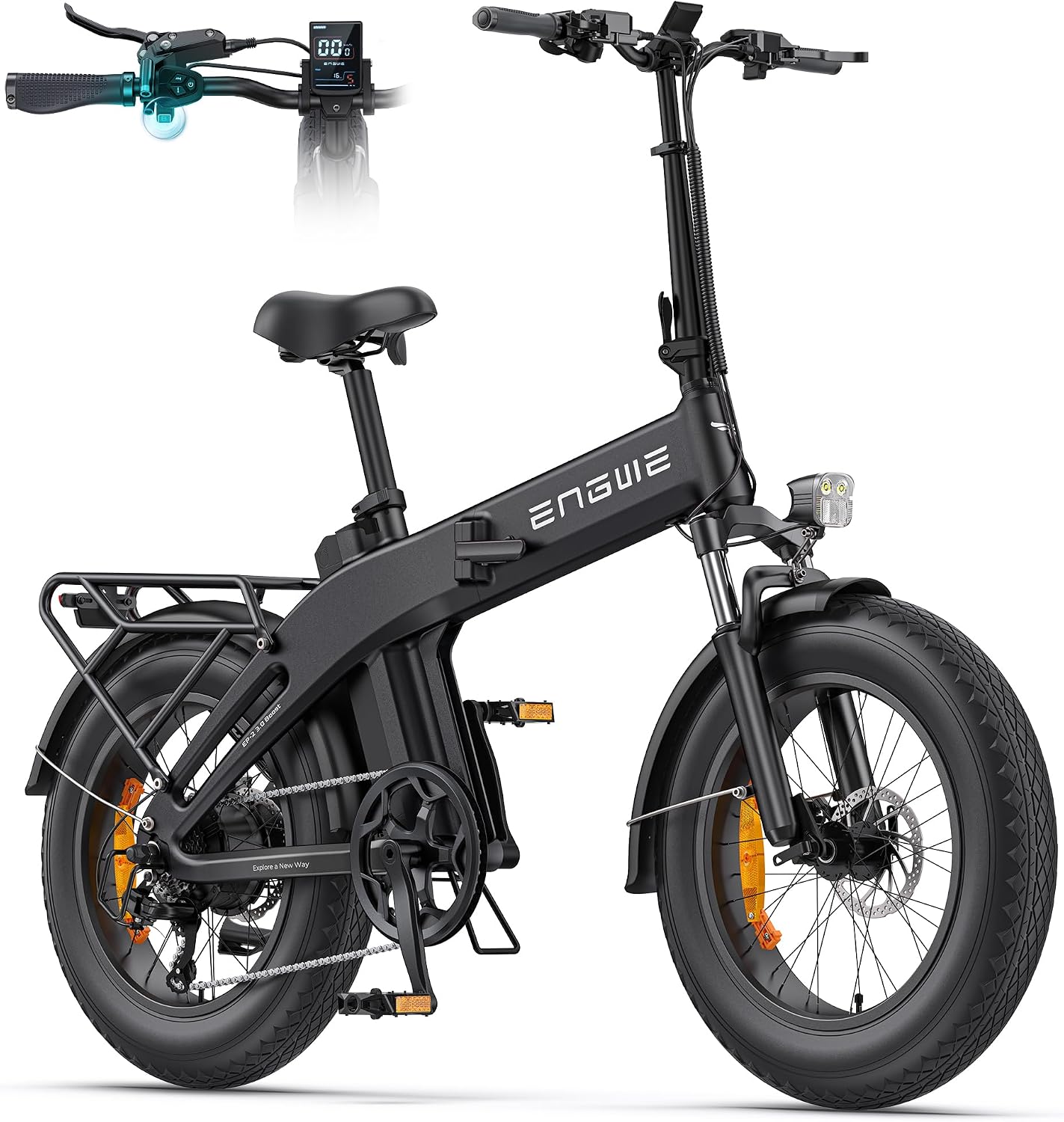 Bicicletta elettrica ENGWE EP-2, Elettrica Pieghevole, Batteria Da 48 V 13,5 Ah