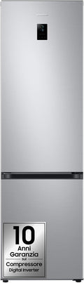 Samsung RB38C672CSA frigorifero combinato, SpaceMax, Total No Frost, All Around Cooling, LxAxP: 59,5 x 203 x 65,8 cm, argento Inox