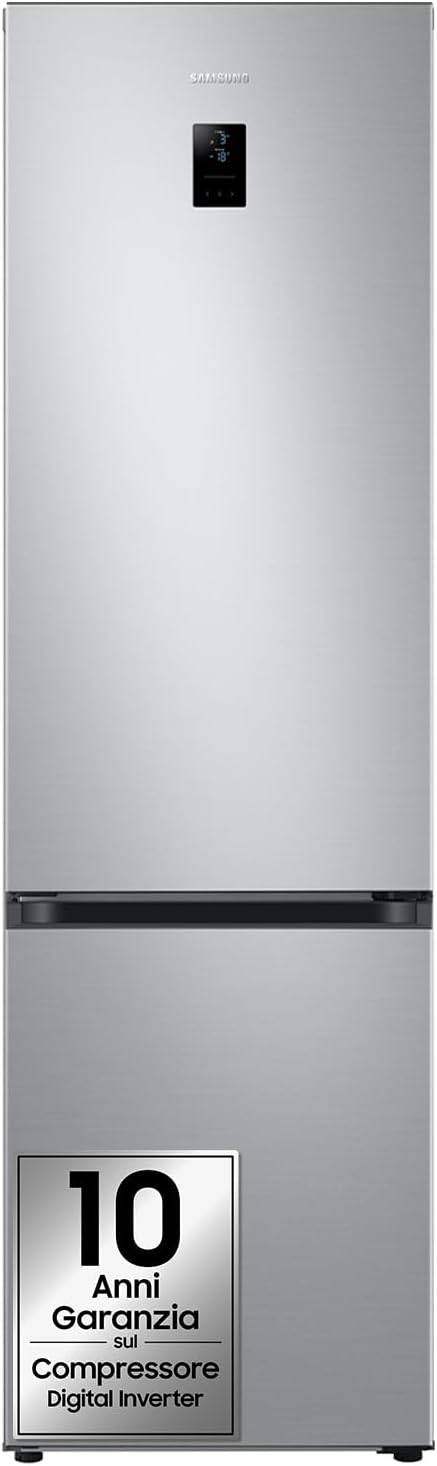 Samsung RB38C672CSA frigorifero combinato, SpaceMax, Total No Frost, All Around Cooling, LxAxP: 59,5 x 203 x 65,8 cm, argento Inox