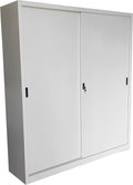Armadio archivio Fleda TRADING, in Metallo Ufficio/Archiviazione Ante Scorrevoli Dim. 150x45x200h cm MONTATO