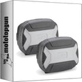 Bauletti MOTOTOPGUN, givi valigie laterali trk35bnpack2 monokey trekker lite grigio 70 L + attacco compatibile con honda xl 700 V transalp 2008