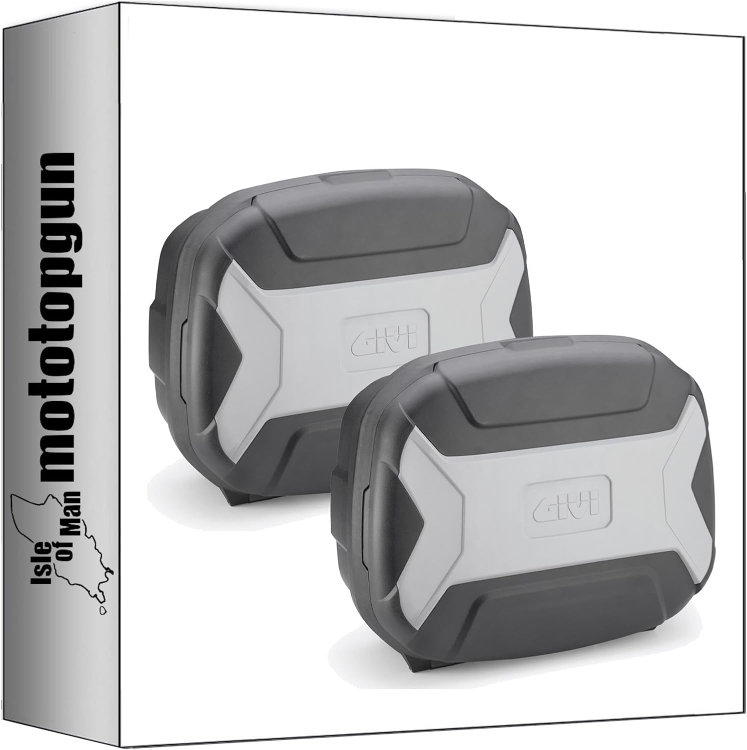 Bauletti MOTOTOPGUN, givi valigie laterali trk35bnpack2 monokey trekker lite grigio 70 L + attacco compatibile con honda xl 700 V transalp 2008