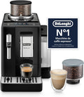 De'Longhi EXAM440.35.B macchina da caffè automatica, Chicchi Macinati al Momento, Portachicchi Intercambiabile, Montalatte Classico, 8 Ricette