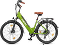 Biciclette elettriche da città ESKUTE C100, Plus Bici Elettrica, 26 Pollici Bicicletta Elettrica, Motore 250 W, Batteria Rimovibile 36 V 13 Ah
