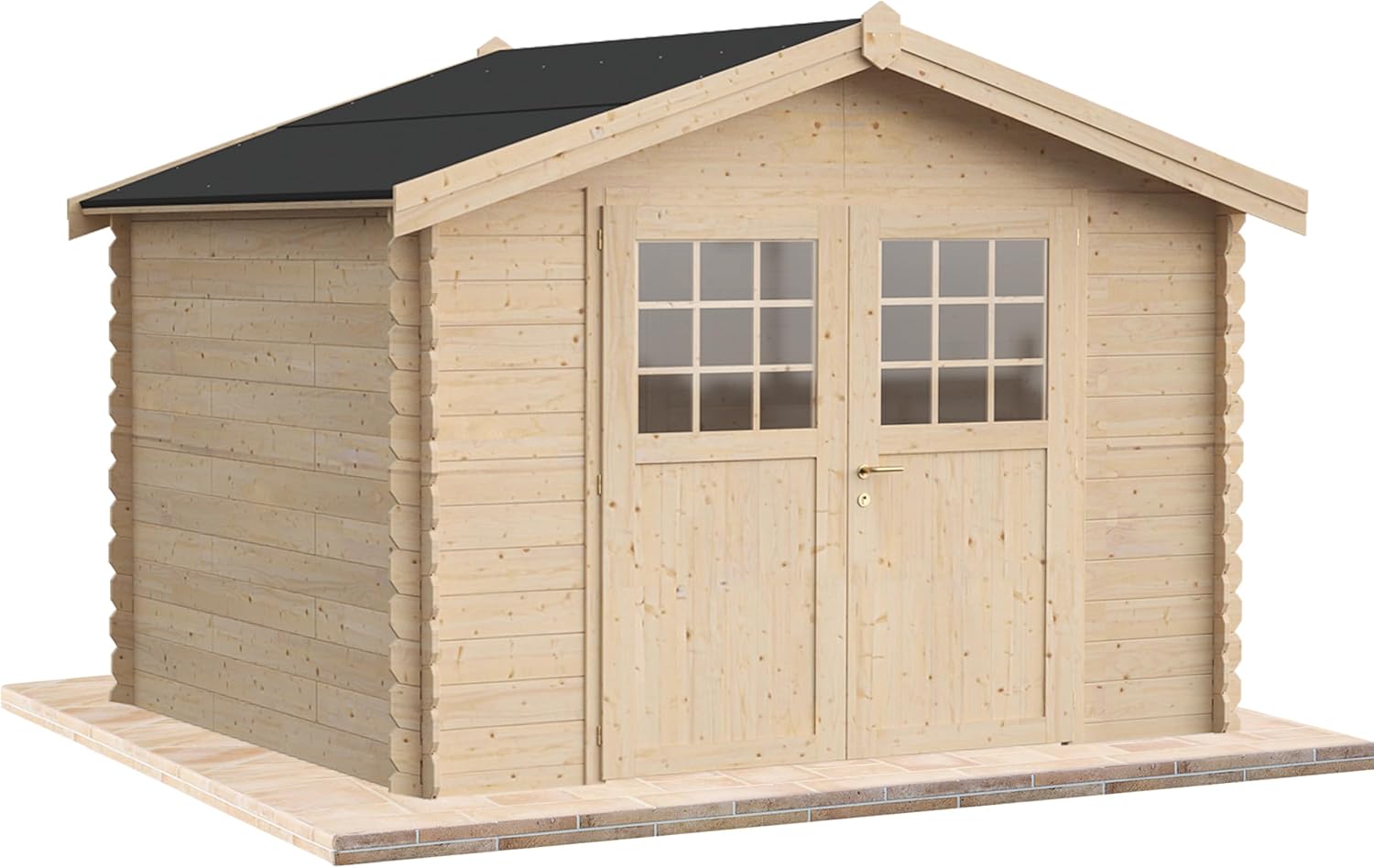 Casetta da giardino lecasettedilegno, in legno da giardino per esterno 9 mq 300x300 25 mm MADE IN ITALY mod. MIRO' casetta in legno, deposito